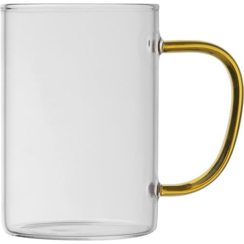 Glastasse mit farbigem Henkel, 250ml EDDA
