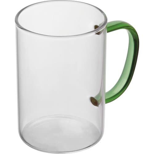 Glastasse mit farbigem Henkel, 250ml EDDA