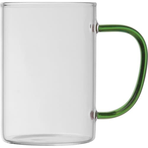 Glastasse mit farbigem Henkel, 250ml EDDA