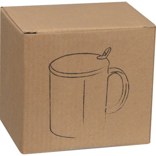Keramiktasse mit Löffel und Bambusdeckel LOTHAR
