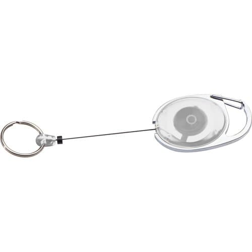 Schlüsselanhänger mit Karabiner und ausziehbarem Schlüsselring DIANA