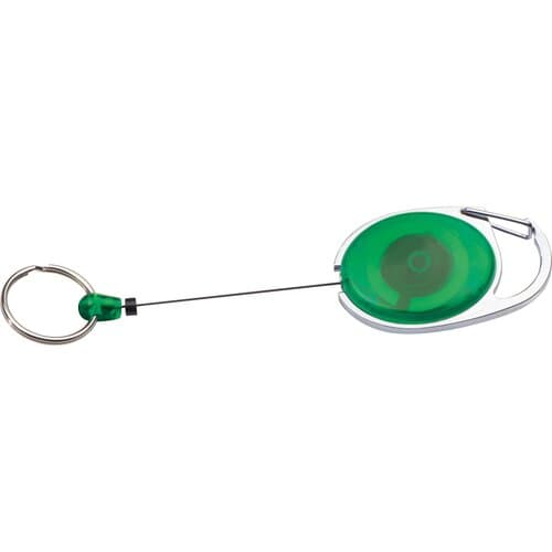 Schlüsselanhänger mit Karabiner und ausziehbarem Schlüsselring DIANA