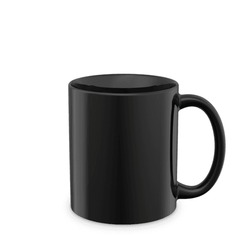 Form 791 Keramiktasse Sublimation schwarz