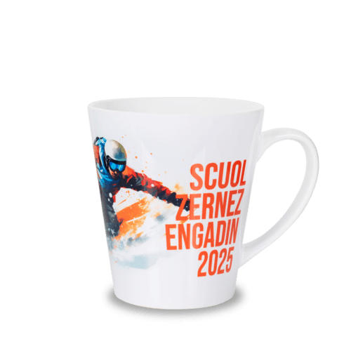 Form 793 Keramiktasse Sublimation weiss, konisch