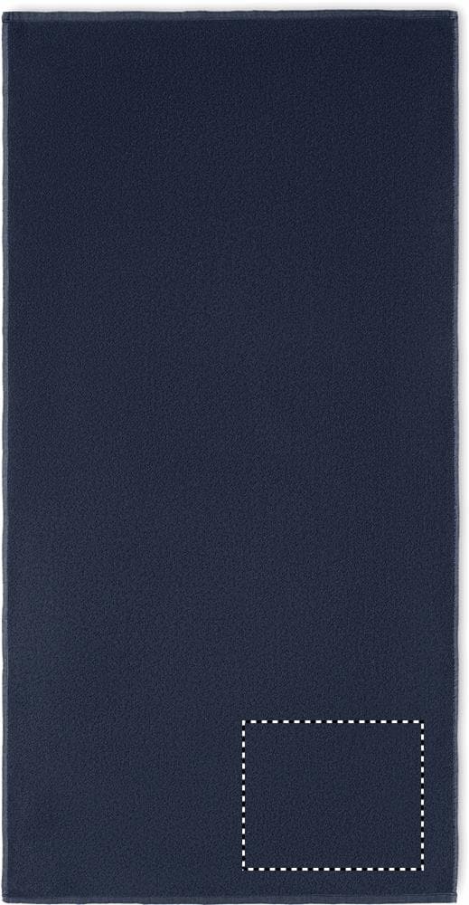 SAND SEAQUAL® Handtuch 70x140cm – Druckbeispiel Bestickung (60 - 80cm²), 1-farbig, max. 280.0 x 230.0mm - CORNER