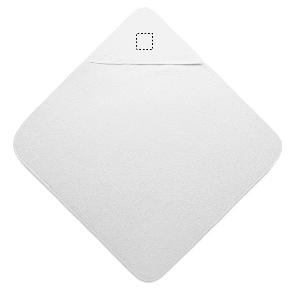 HUGME Kapuzenbadetuch Baby – Druckbeispiel Digitalertransferdruck (0 - 50cm²), max. 60.0 x 60.0mm - HOOD