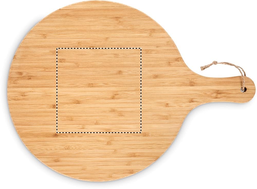 SERVE Schneidebrett Bambus – Druckbeispiel Laser, 1-farbig, max. 149.0 x 149.0mm - PLANK 1