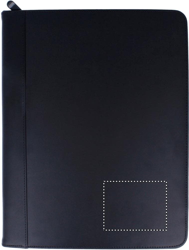 CONFERENCE Lederfaserstoff Mappe – Druckbeispiel Prägung, 1-farbig, max. 90.0 x 70.0mm - FRONT (B)