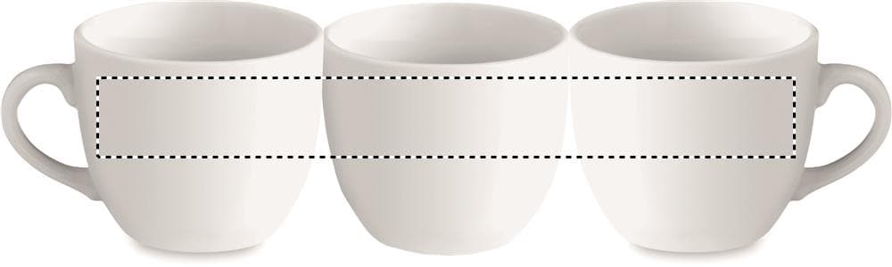ESPRESSO Espresso Tasse und Untertasse – Druckbeispiel Keramik Transfer, 1-farbig, max. 160.0 x 20.0mm - CUP
