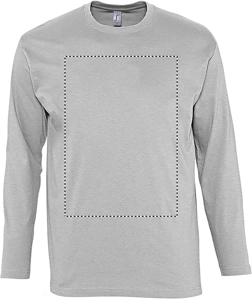 MONARCH MONARCH MEN T-Shirt 150g – Druckbeispiel Siebdruck, 1-farbig, max. 280.0 x 400.0mm - FRONT