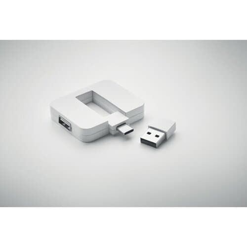 SQUARE-C 4 Port USB Hub