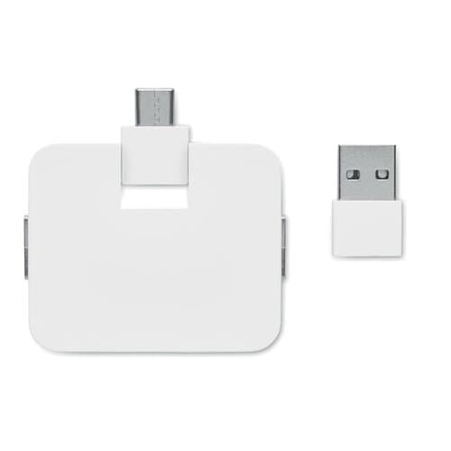SQUARE-C 4 Port USB Hub