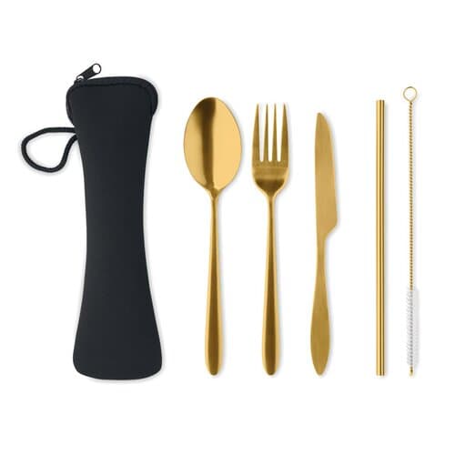 5 SERVICE Besteck-Set Edelstahl