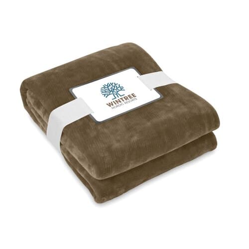 LOGAN RPET-Flanell Fleece-Decke