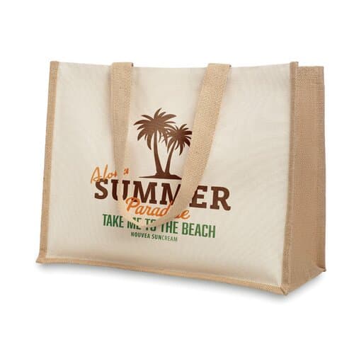 CAMPO DE FIORI Jute/Canvas Shopper