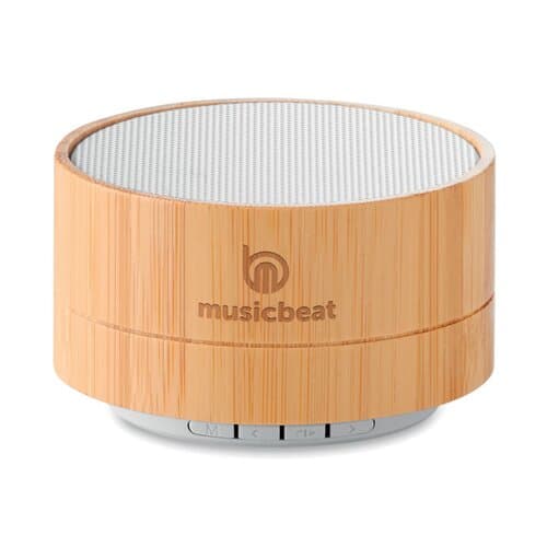 SOUND BAMBOO Runder wireless Lautsprecher