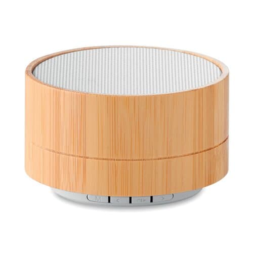 SOUND BAMBOO Runder wireless Lautsprecher