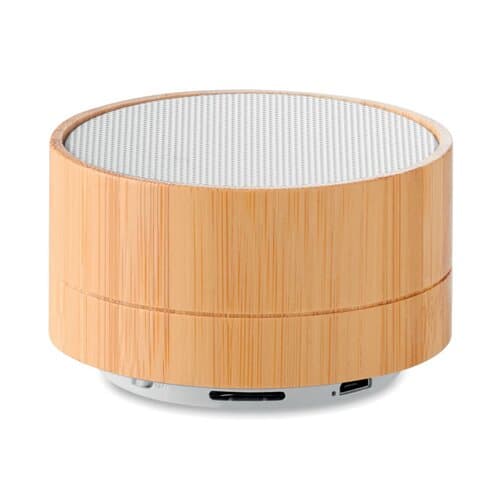 SOUND BAMBOO Runder wireless Lautsprecher