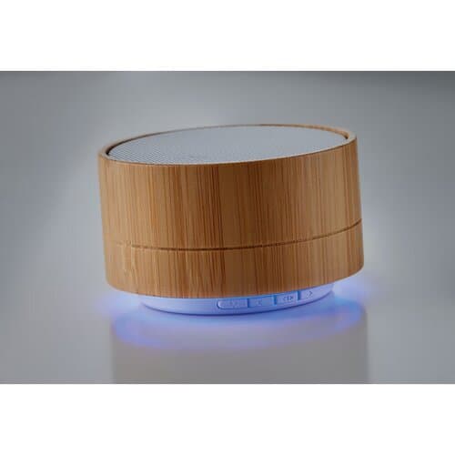 SOUND BAMBOO Runder wireless Lautsprecher
