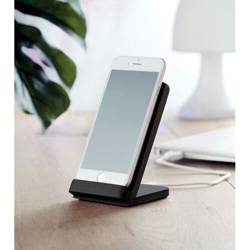 WIRESTAND Draadloze bamboe oplaadstation