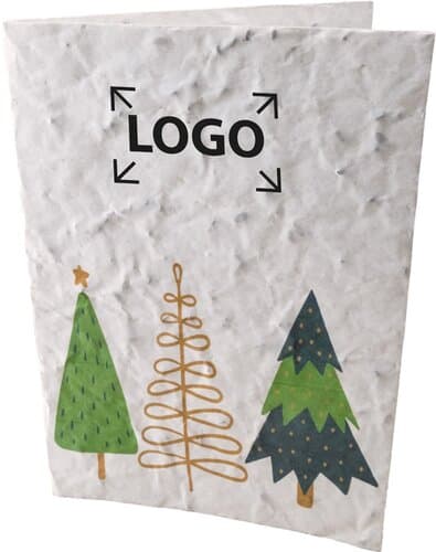 Samenpapier Weihnachtsgruß