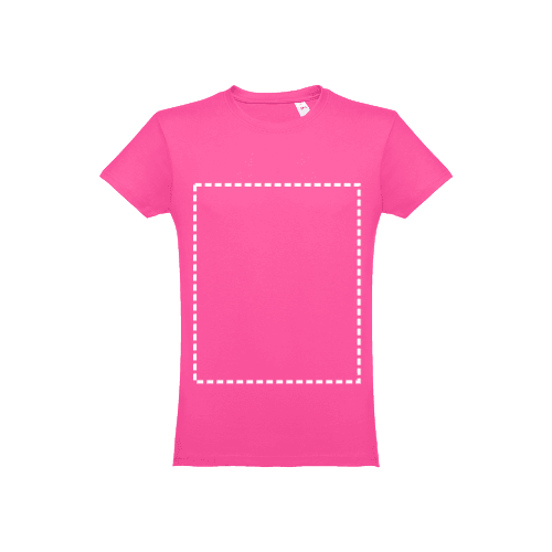 THC LUANDA 3XL. Herren T-shirt – Druckbeispiel Digitaler Transfer, 3 x 4 cm - Brust