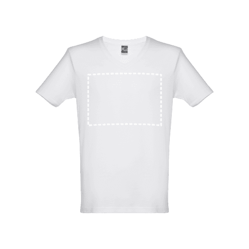 THC ATHENS WH. Herren T-shirt – Druckbeispiel Textildruck, 1-farbig, 20 x 20 cm - Brust