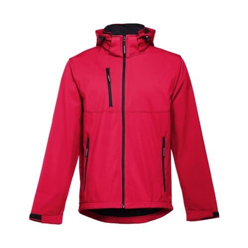 THC ZAGREB. Herren-Softshell-Jacke aus Polyester und Elastan