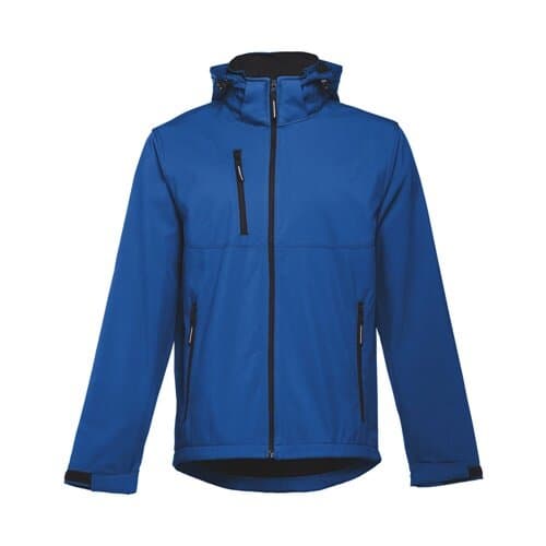 THC ZAGREB. Herren-Softshell-Jacke aus Polyester und Elastan