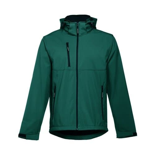 THC ZAGREB. Herren-Softshell-Jacke aus Polyester und Elastan