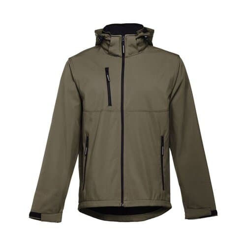 THC ZAGREB. Herren-Softshell-Jacke aus Polyester und Elastan