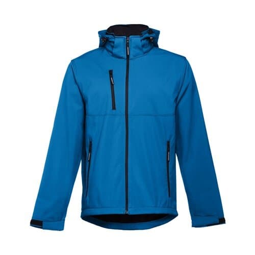 THC ZAGREB. Herren-Softshell-Jacke aus Polyester und Elastan