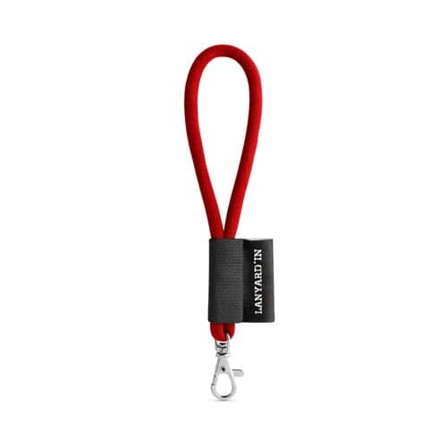 75090. SET Lanyard TUBE Short (Ø 7 mm) mit 9 mm Schnapperkarabiner