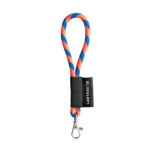 75090. SET Lanyard TUBE Short (Ø 7 mm) mit 9 mm Schnapperkarabiner