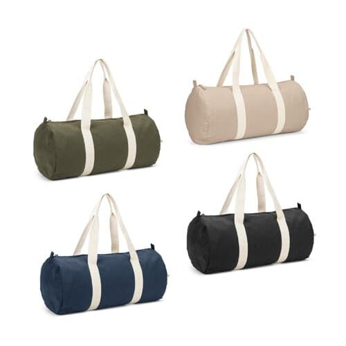 SAINT SPORT. Sporttasche aus recyceltem Baumwolle und recyceltem Polyester (380 g/m²)