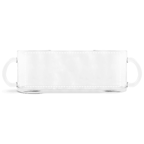 CARMO. Glastasse (350ml) geeignet für Sublimation – Druckbeispiel Firing - Low Temperature, 1-farbig, 21 x 7.5 cm - Körper