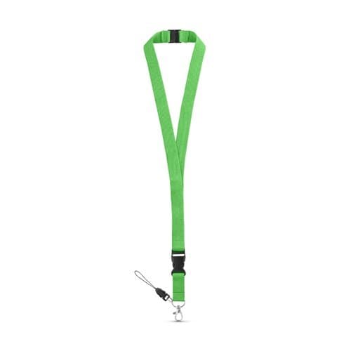 MURRAY. Lanyard aus Polyester (20 mm) mit einem Schlüsselband