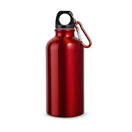LANDSCAPE S. Aluminium-Sportflasche mit Karabiner 400 ml