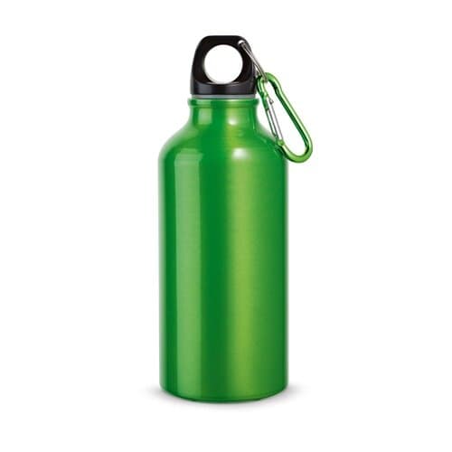 LANDSCAPE S. Aluminium-Sportflasche mit Karabiner 400 ml
