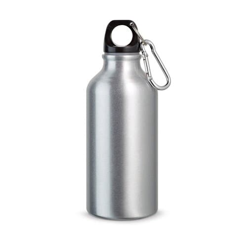 LANDSCAPE S. Aluminium-Sportflasche mit Karabiner 400 ml