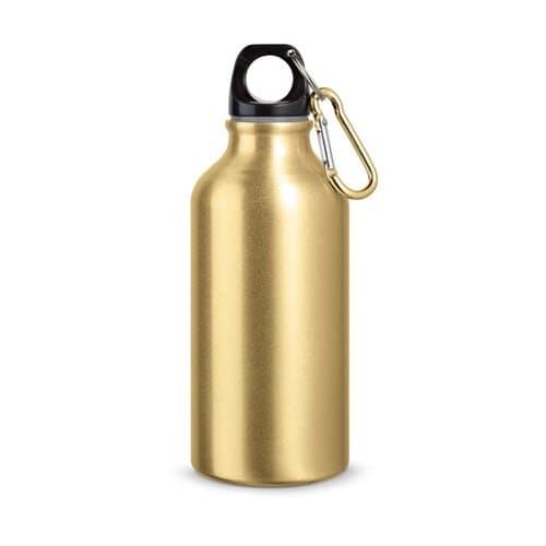 LANDSCAPE S. Aluminium-Sportflasche mit Karabiner 400 ml
