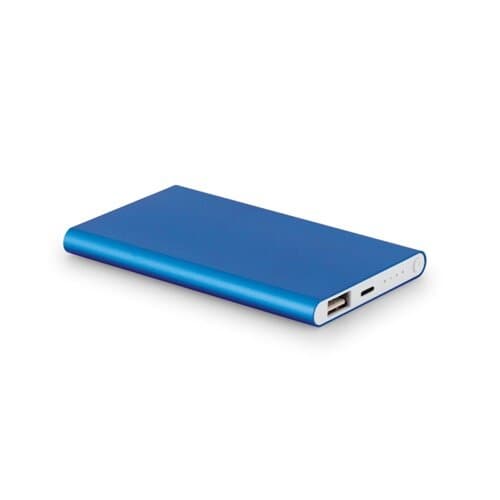 MARCET. Powerbank Slim 4'000 mAh aus 70 % recyceltes ABS (70% rABS) und 30 % recyceltes Aluminium (30% rAL)