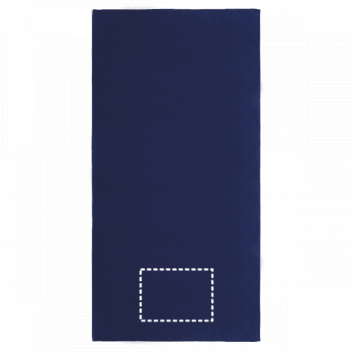 CALIFORNIA. Strandtuch aus Mikrofaser (250 g/m²) – Druckbeispiel Stickerei, 1-farbig, 15 x 12 cm - Handtuch