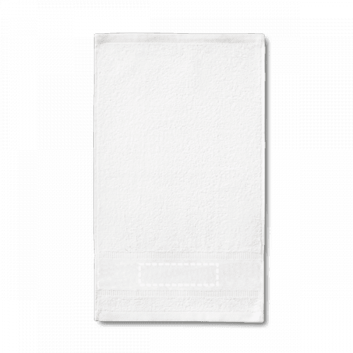CANCHA. Sporthandtuch aus Baumwolle (380 g/m²) – Druckbeispiel Stickerei, 1-farbig, 15 x 4 cm - Band