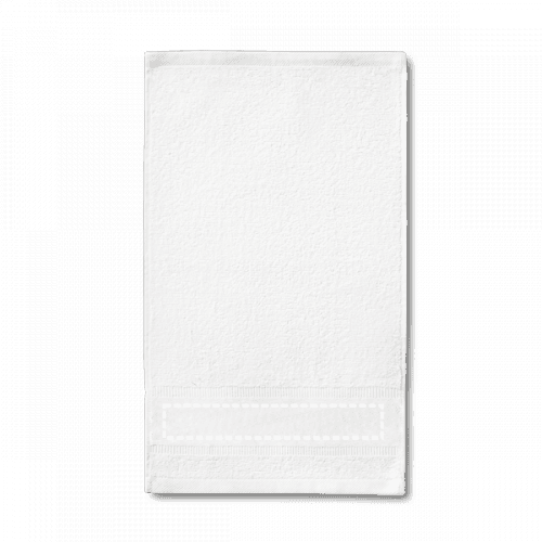 CANCHA. Sporthandtuch aus Baumwolle (380 g/m²) – Druckbeispiel Digitaler Transfer, 4 x 3 cm - Band