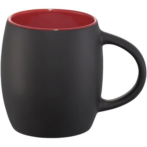Hearth 400 ml Keramiktasse mit Holz Untersetzer