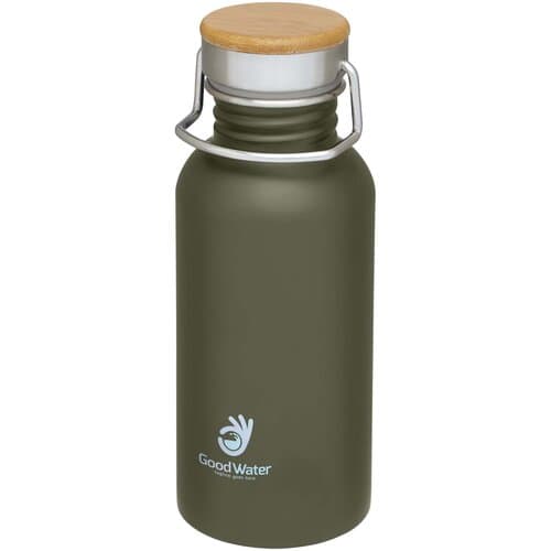 Thor 550 ml einwandige Trinkflasche aus recyceltem Edelstahl
