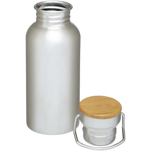 Thor 550 ml einwandige Trinkflasche aus recyceltem Edelstahl