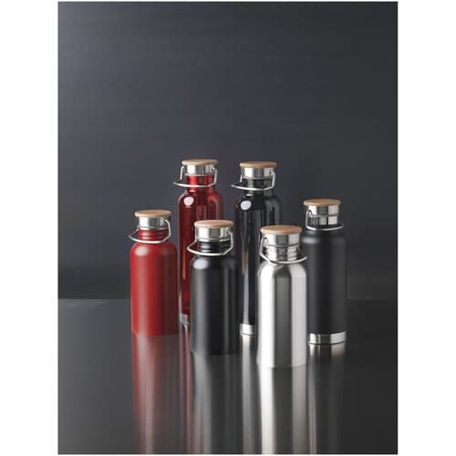 Thor 550 ml einwandige Trinkflasche aus recyceltem Edelstahl