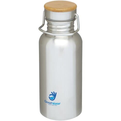 Thor 550 ml einwandige Trinkflasche aus recyceltem Edelstahl